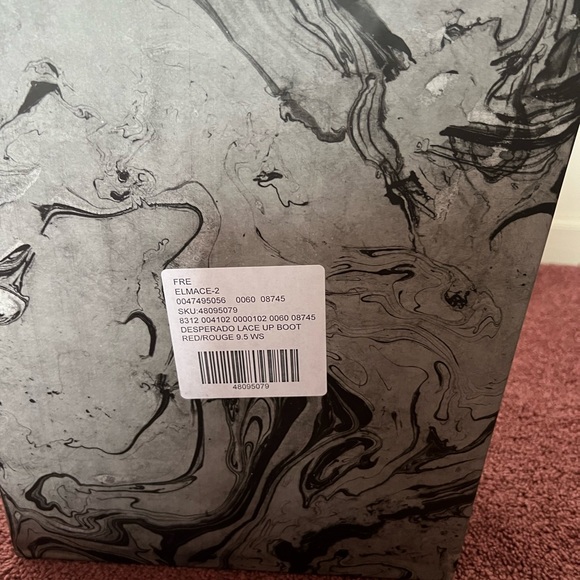 NWOT Jeffrey Campbell kid leather red croc boots - Picture 6 of 9